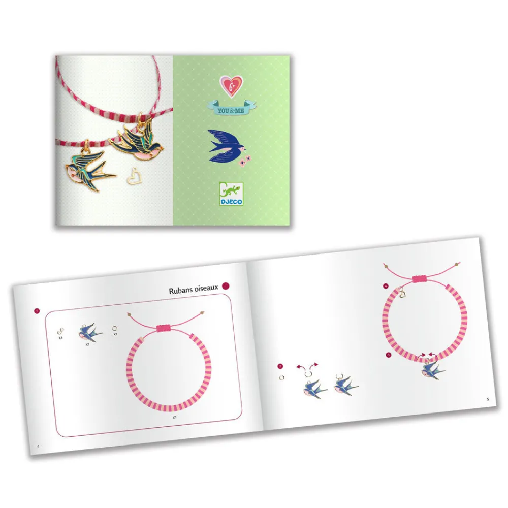 Djeco YOU & ME: Bird Ribbons Bracelet Kit Best