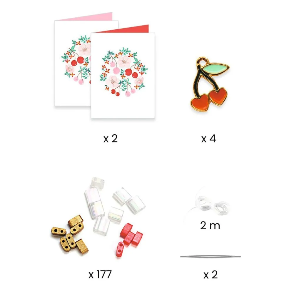 Djeco YOU & ME:Tila and Cherries Bracelet Kit Clearance
