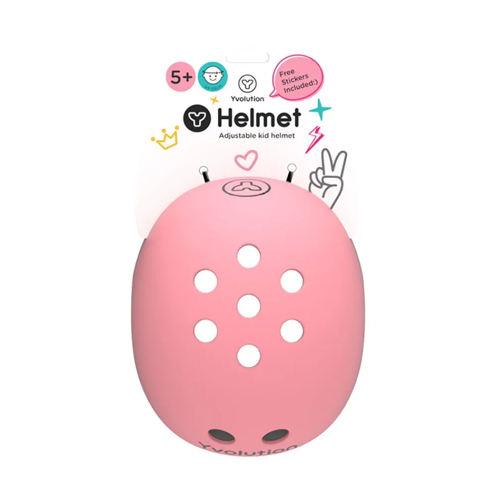 Yvolution Helmet - Small Pink Hot